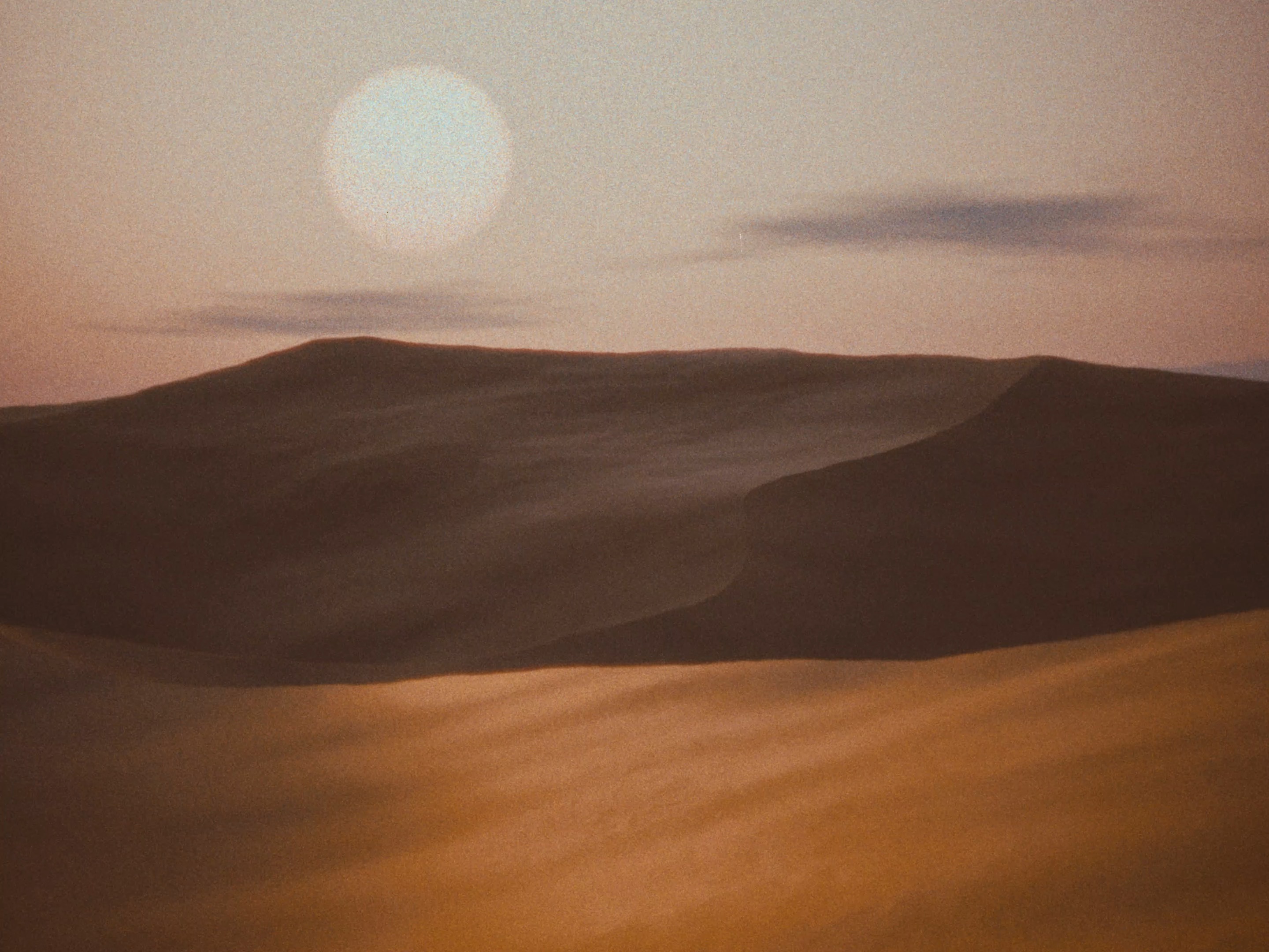 A desert landscape.